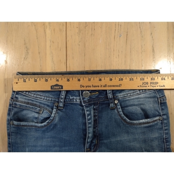 Resalsa Jeans blue denim lightly distressed jeans - Picture 9 of 10